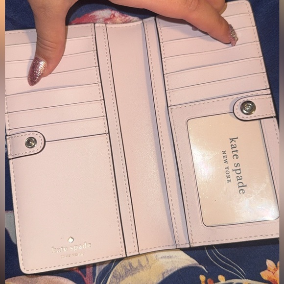 Kate spade purple floral purse - Picture 4 of 9